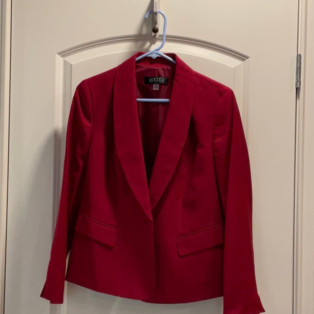 Kasper One-Button Jacket/Blazer, 8p Size - image 1